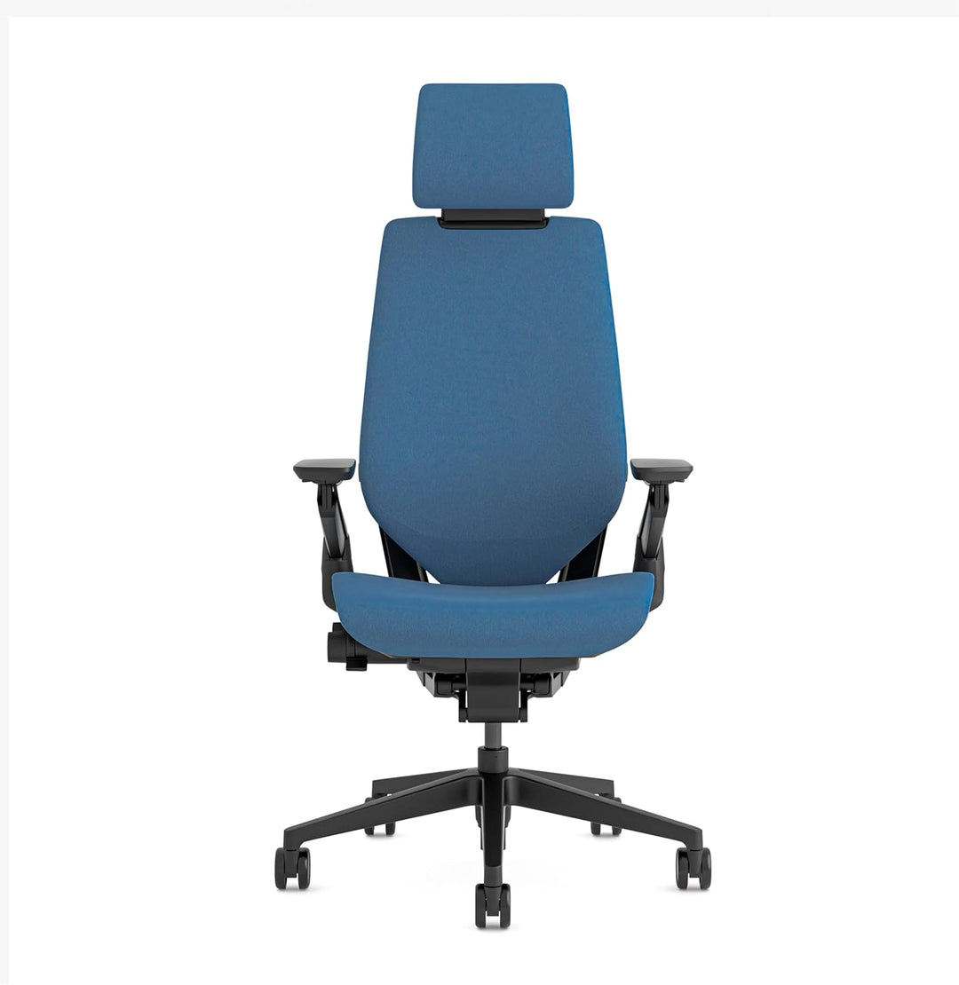 Steelcase Gesture Ergonomischer Bürostuhl mit 360° Armlehnen, 3D-Live Back Lumbalstütze, anpassbarer