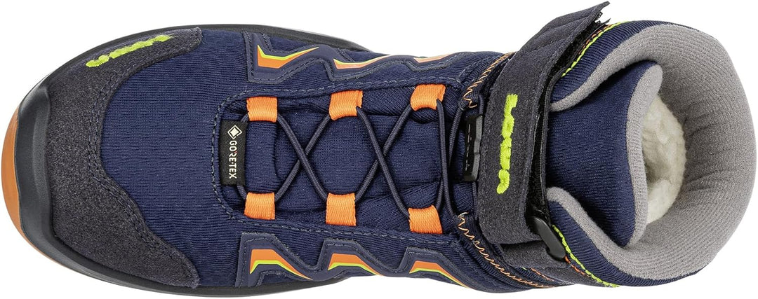 LOWA Stiefel mittel MADDOX WARM GTX MID [2024] 25 EU Navy Orange, 25 EU Navy Orange