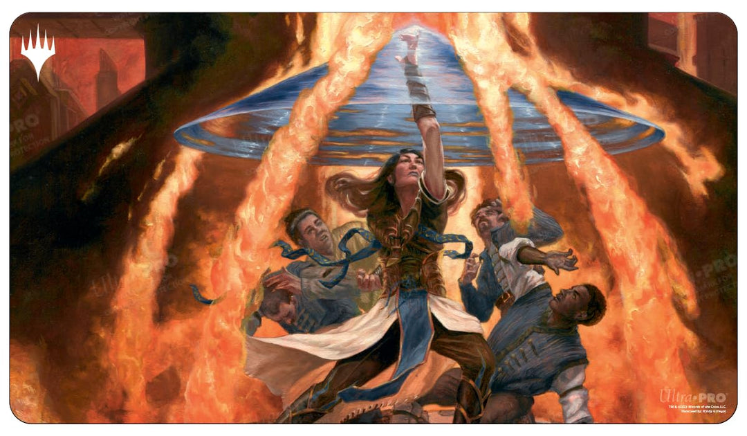 Ultra Pro - Commander Masters Card Playmat for Magic: The Gathering ft. Fierce Guardianship, Protect