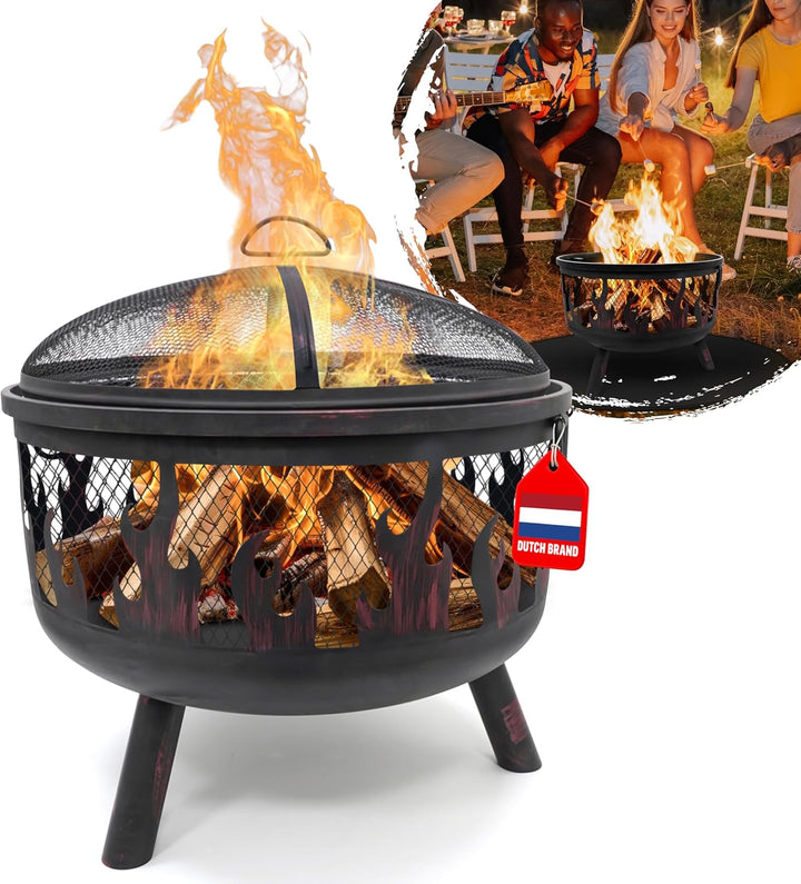 HEAT Outdoor Living Feuerkorb Hornset - Feuerschalen für den Garten - Feuerstelle Outdoor & Feuerton