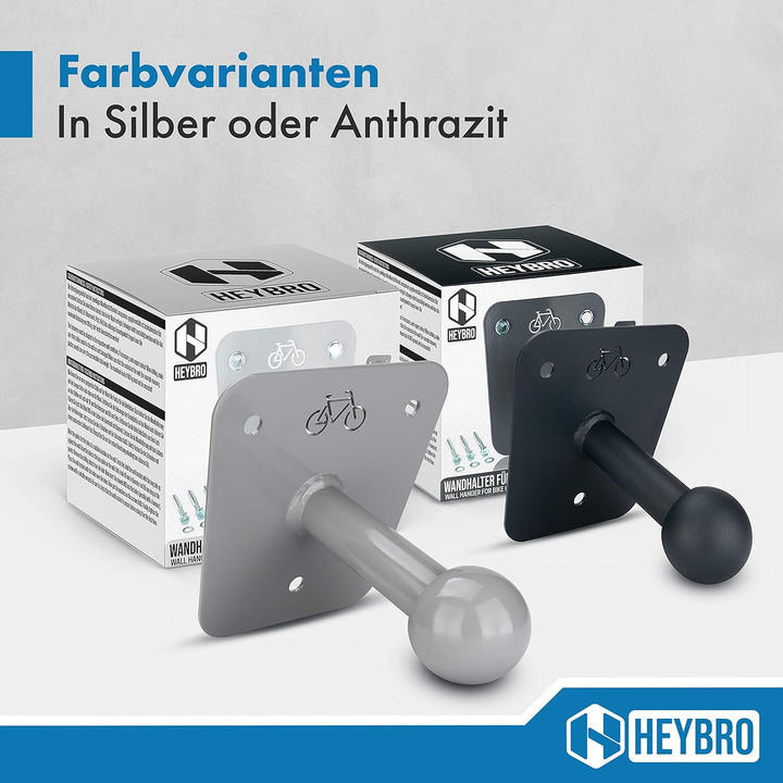 HEYBRO® Universal Wandhalterung für Fahrradträger - inklusive Befestigungsmaterial - optimale und st