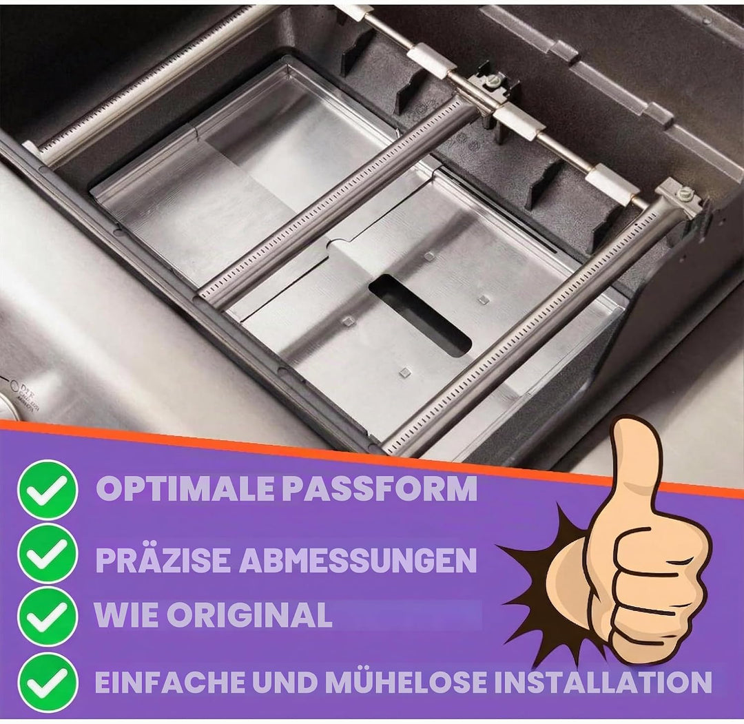 Outdoor Bazaar Ersatz-Fettwanne Set für Grill-Modelle von Nexgrill, Dyna Glo, Kenmore, Backyard Gril