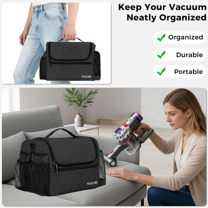 Vakuum-Aufbewahrungstasche für Auto und Boot, kompatibel mit Dyson V7 – V15 – Organizer-Tasche für k