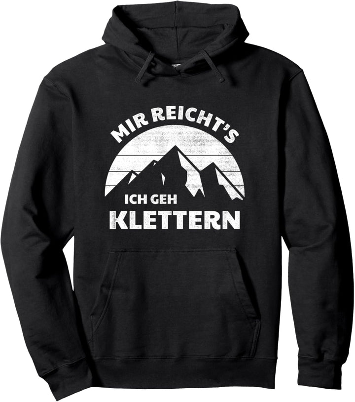 Kletter Geschenkidee für Bergsteiger Kletterliebe Bouldern Pullover Hoodie