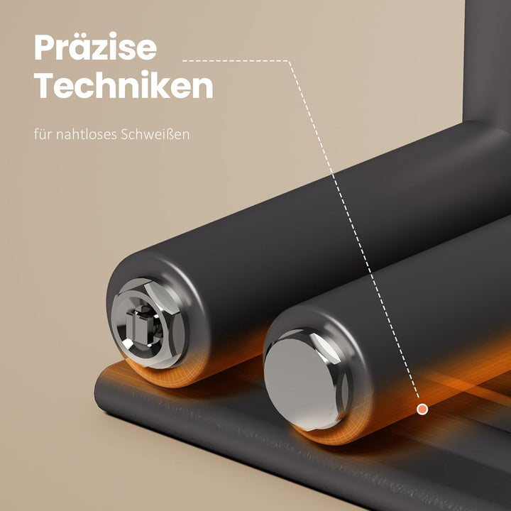 EMKE Handtuchheizkörper Elektrisch 762x600 mm - Flach Badheizkörper Elektrisch, Elektrischer Handtuc