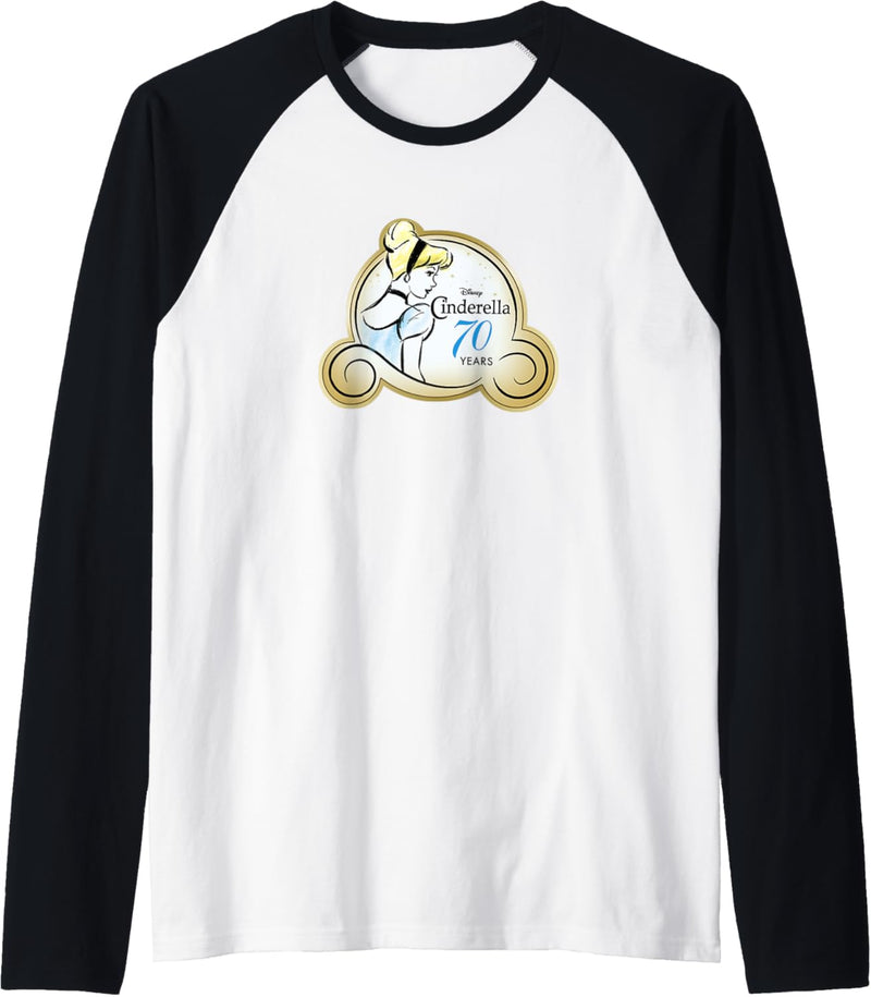 Disney Cinderella 70th Anniversary Logo Raglan