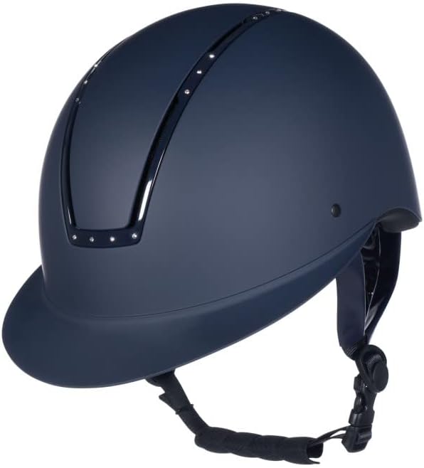 HKM Unisex ? Erwachsene Shield Diamond Reithelme, Schwarz, L