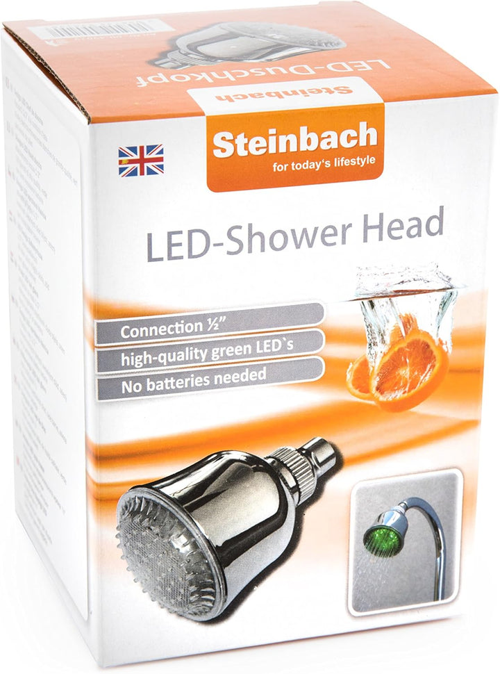 Steinbach LED Duschkopf, Anschluss 1/2" IG, 049029