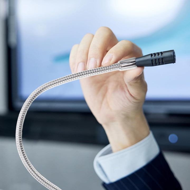 Cabilock 4 Stück Flexibles Schwanenhals Verlängerungsrohr aus Eisen mit M8-gewinde Leicht und Silber