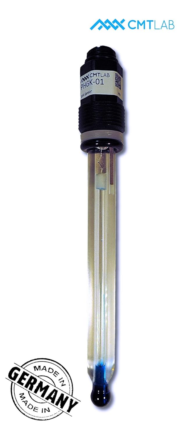 pH Elektrode/Sensor, Glas, Keramik-Diaphragma, Gel-Füllung, Industriequalität, Made in Germany