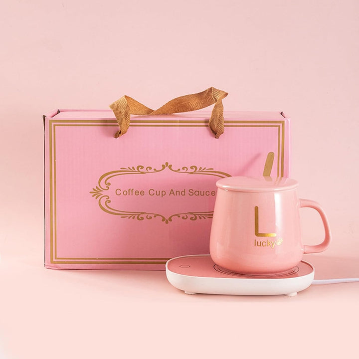 Tassenwärmer Usb Mit Tasse,Elektrischer kaffeewärmer,Tassenwärmer mit Tassenset,Passend für verschie
