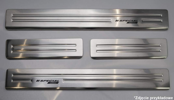 Avisa INOX Door sill Protectors Compatible with Volkswagen Golf VII 5-Doors & Variant 2012-2020 - 'S