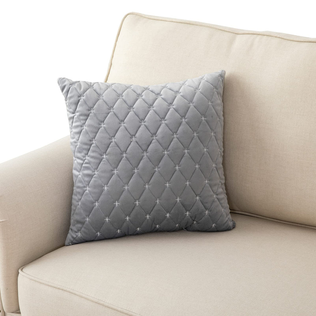 Eismodra Dekokissen,Sofabezug 3 Sitzer,Anti-Rutsch-Couch Überzug für L Form Sofaschoner Chaiselongue