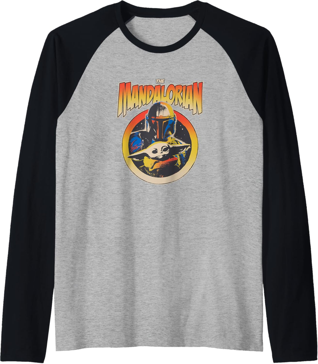 Star Wars The Mandalorian Mando And Child Raglan