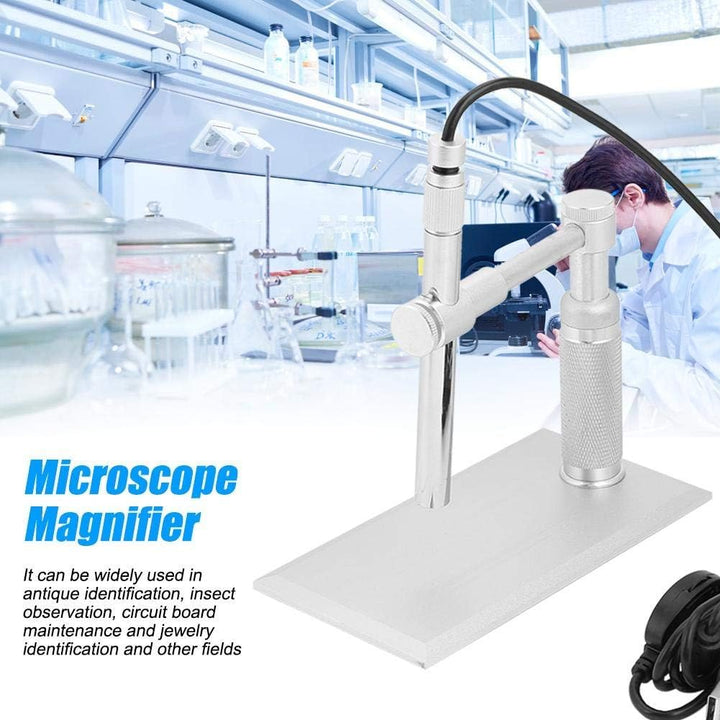 Digitales Mikroskop USB Mit Lupe Kamera Ständer Webcam, Metallstift Endoskop, Hochwertiger CMOS-Sens