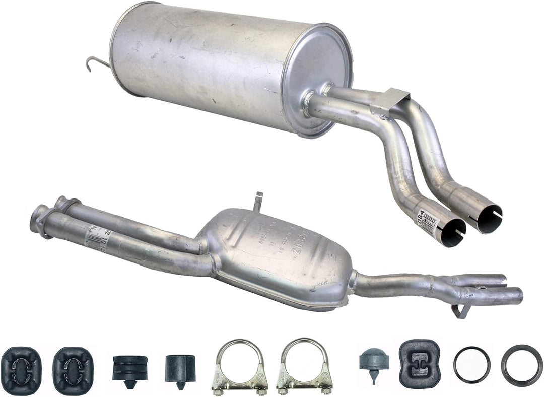Ferroz Export Ersatz für Komplette Auspuffanlage ab Kat Mercedes Benz S-Klasse W126 300 SE, SEL Ausp