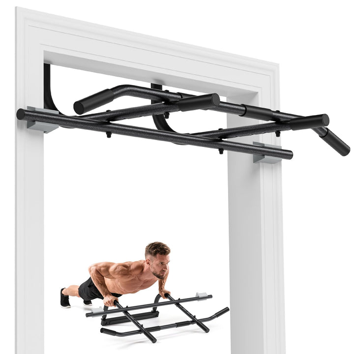 Klimmzugstange Türrahmen, Pull Up Bar ohne Schrauben mit 200kg Belastbarkeit, Türreck für Home Train