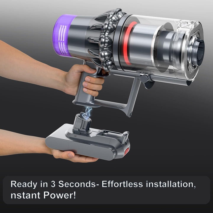 V11 Ersatzakku für Dyson-V11 Akku Push-in-Installationstyp | V11 Fluffy Absolute Extra Animal Pro Co