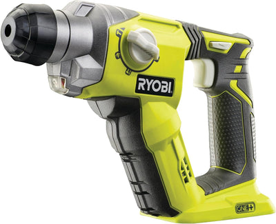 RYOBI 18 V ONE+ Akku-Bohrhammer R18SDS-125S (Schlagenergie 1.3 J, Max. Bohrdurchmesser in Holz/Mauer