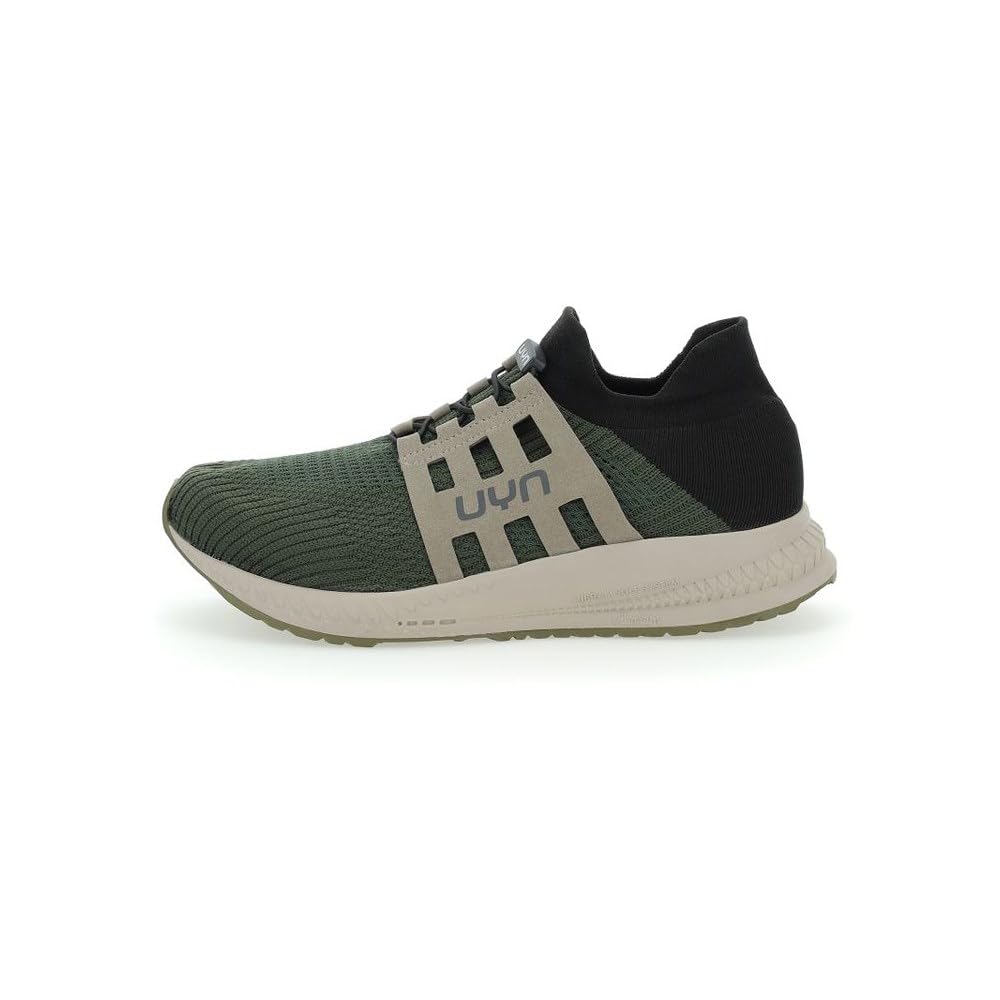 UYN Herren Nature Tune Vibram Sneaker 47 EU Militär Schwarz, 47 EU Militär Schwarz