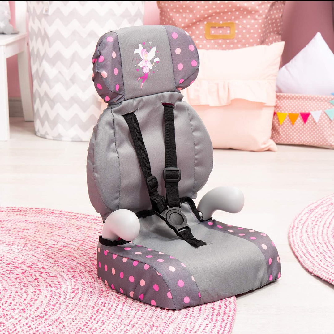 Bayer Design 67566AA Deluxe Puppenautositz, Puppensitz, Puppenzubehör, mit Gurt, Armlehne