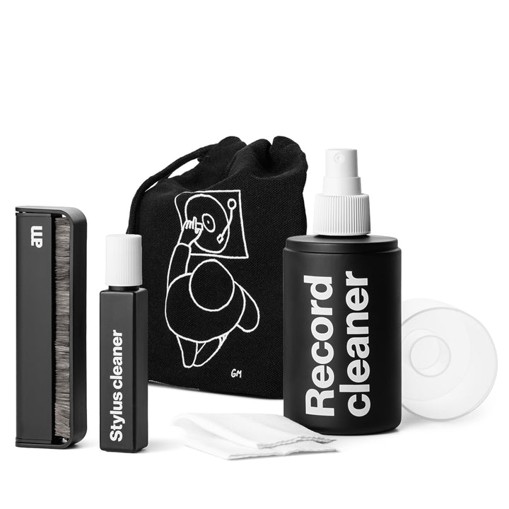 Schallplattenpflege Set - AM Clean Sound Schwarz, Schwarz