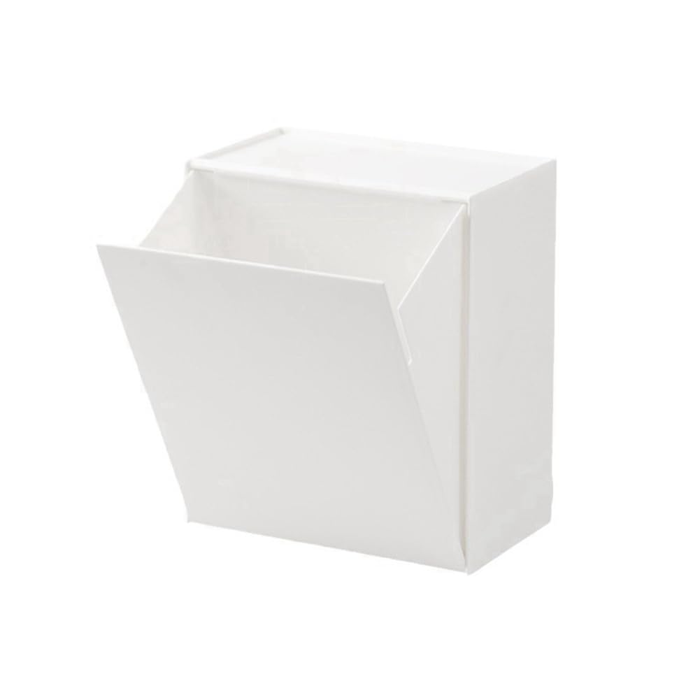 Quadratische, Wandhängende Aufbewahrungsbox für das Badezimmer, Halb Umklappbar, für Papierhandtüche