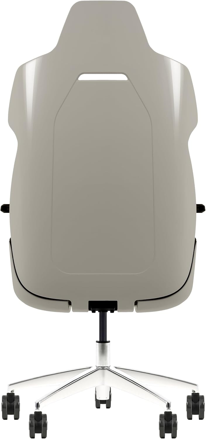 Thermaltake Argent E700 | Premium Gaming Chair | Glacier White & Slate Gray Crayon | Echtleder, Glac