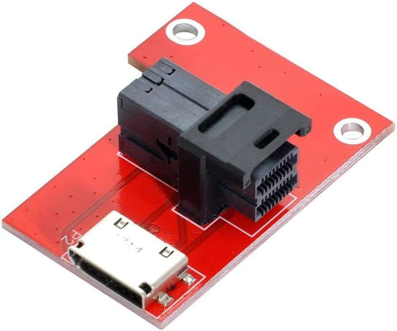 ChenYang CY Mini SAS HD SFF-8643 PCI-Express 4.0 auf Oculink SFF-8611 SFF-8612 PCBA-Buchsenadapter m