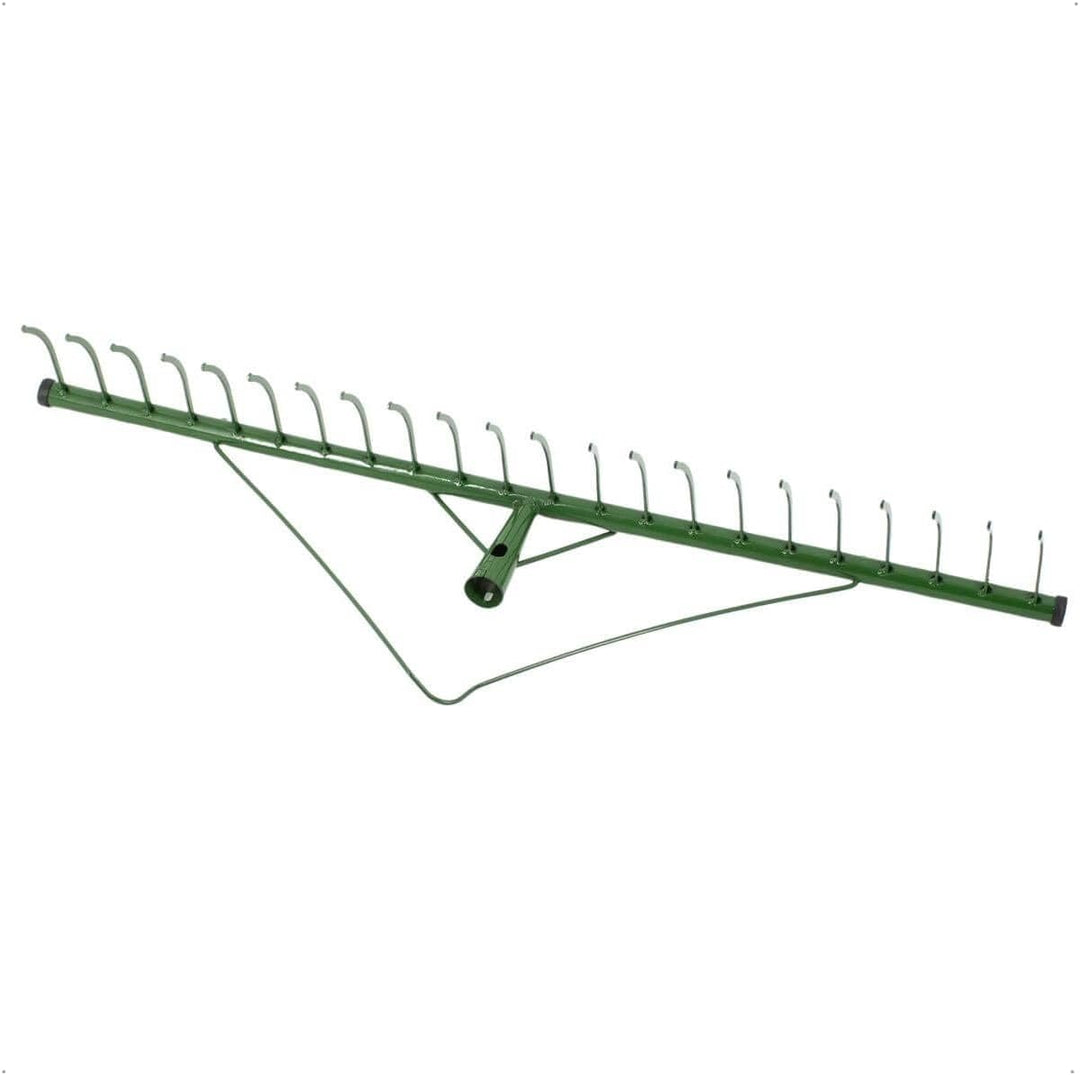 Rekord Heurechen mit 22 Zinken Breite 80 cm aus Stahl, pulverbeschichtet - ohne Stiel, Laubrechen, R