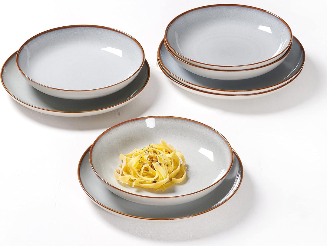 Speiseset Portofino, 8-teilig, Grau, Speiseset