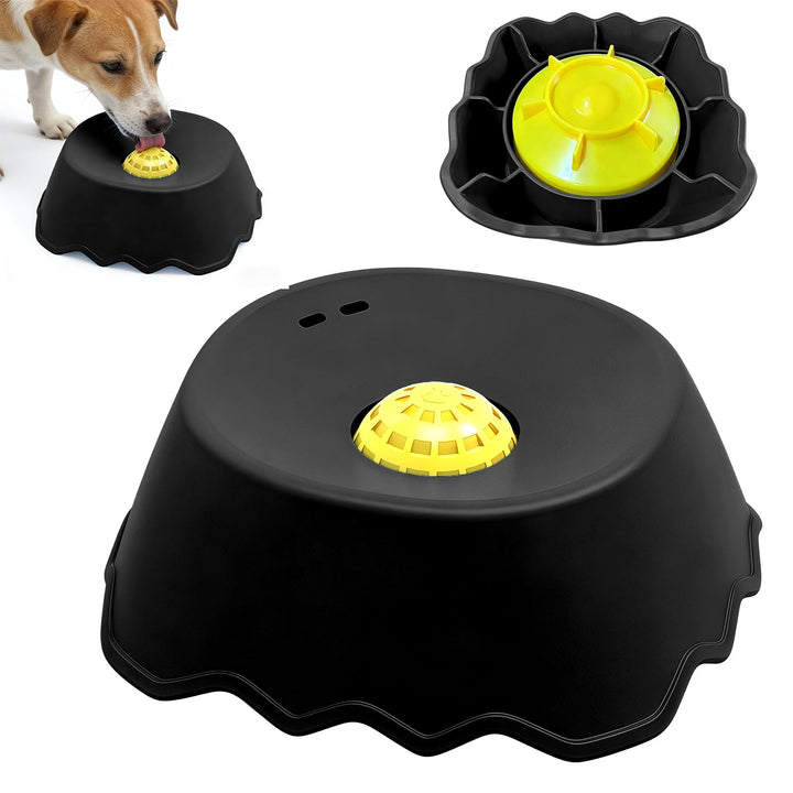 Hundelickspielzeug, Weichgummi Lick Bowl Für Hunde, 360° rutschfest und Kippsicher Schleckball Hund