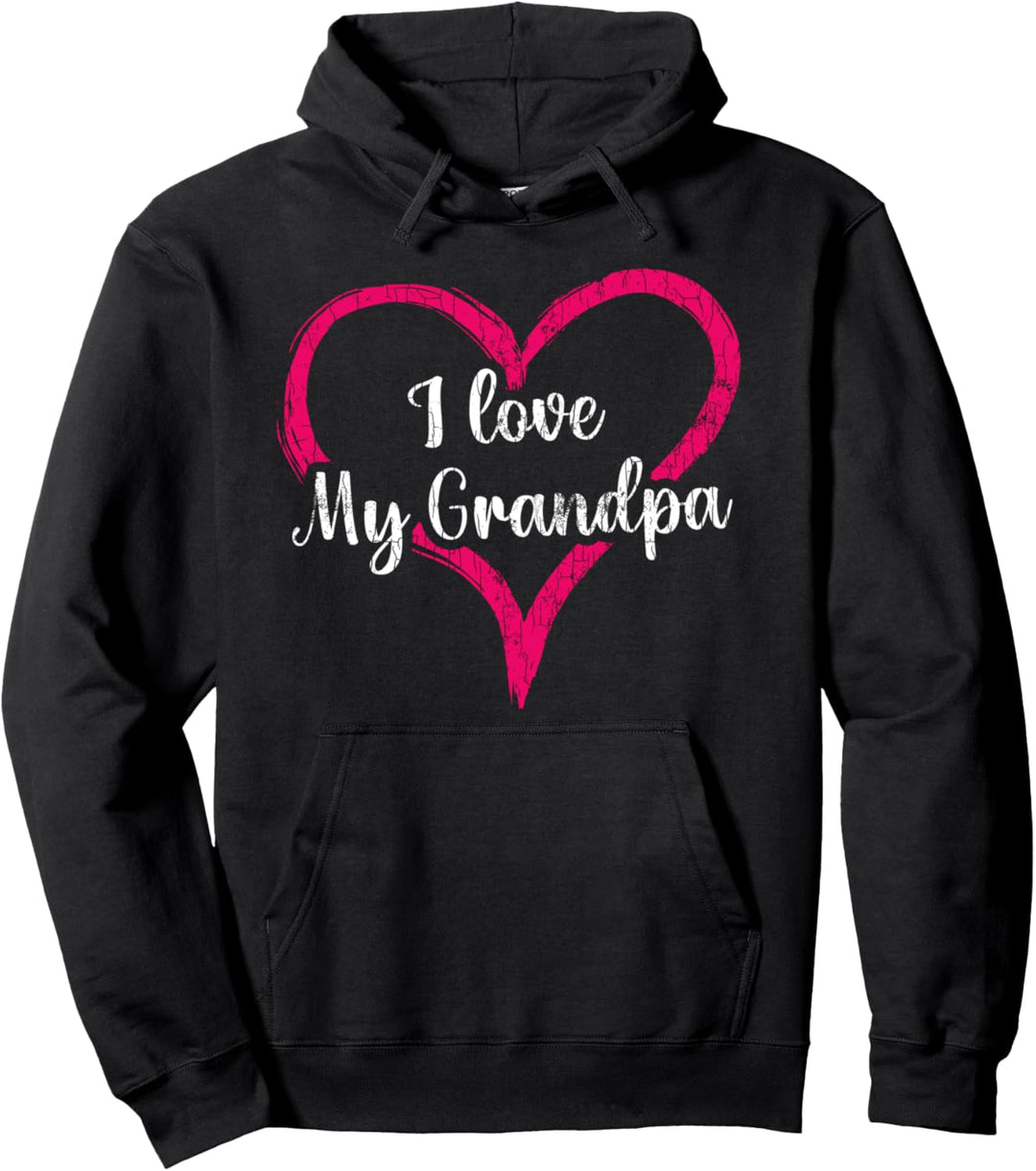Ich liebe meinen Opa Lustige Grosseltern Grafik Pullover Hoodie