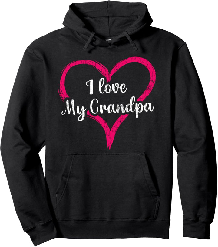 Ich liebe meinen Opa Lustige Grosseltern Grafik Pullover Hoodie