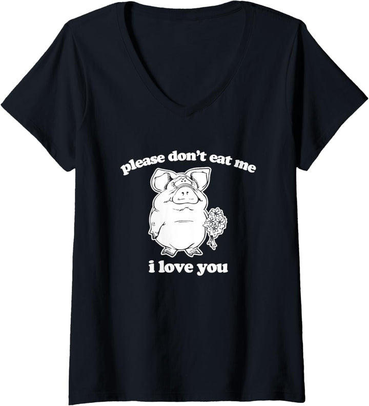 Lustiges Vegan Shirt: Please Don&