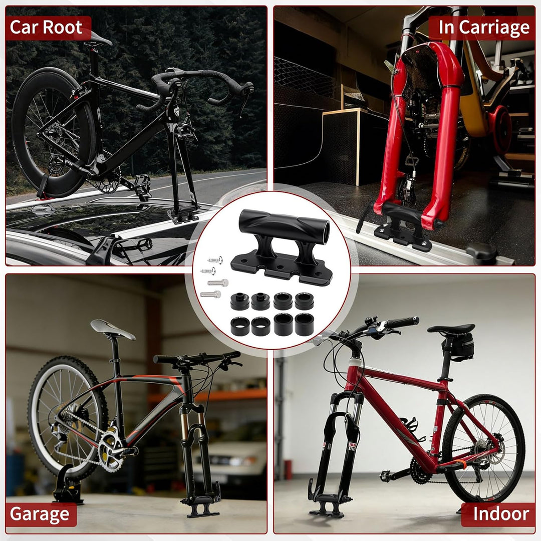 Xastro Fahrrad Gabelhalterung, Auto Fahrradblock Gabelhalterung Steckachse 5/12/15x110mm, Vielseitig