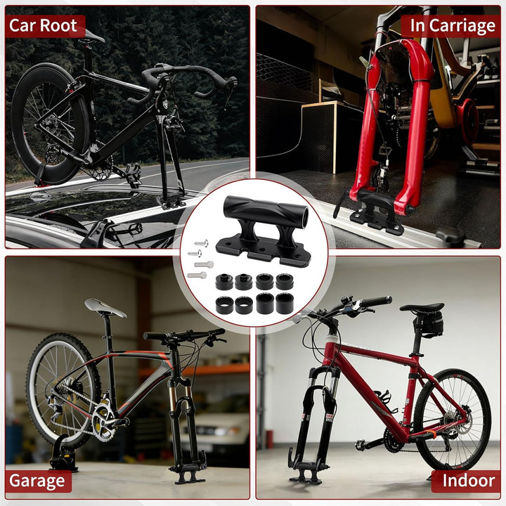 Xastro Fahrrad Gabelhalterung, Auto Fahrradblock Gabelhalterung Steckachse 5/12/15x110mm, Vielseitig