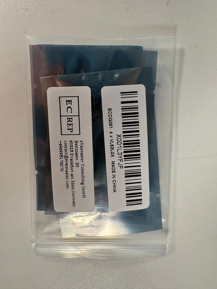 4 x Sensormodul Time-of-Flight ToF Laser Distanzsensor VL53L0X Time of Flight Sensor 940nm kompatibe
