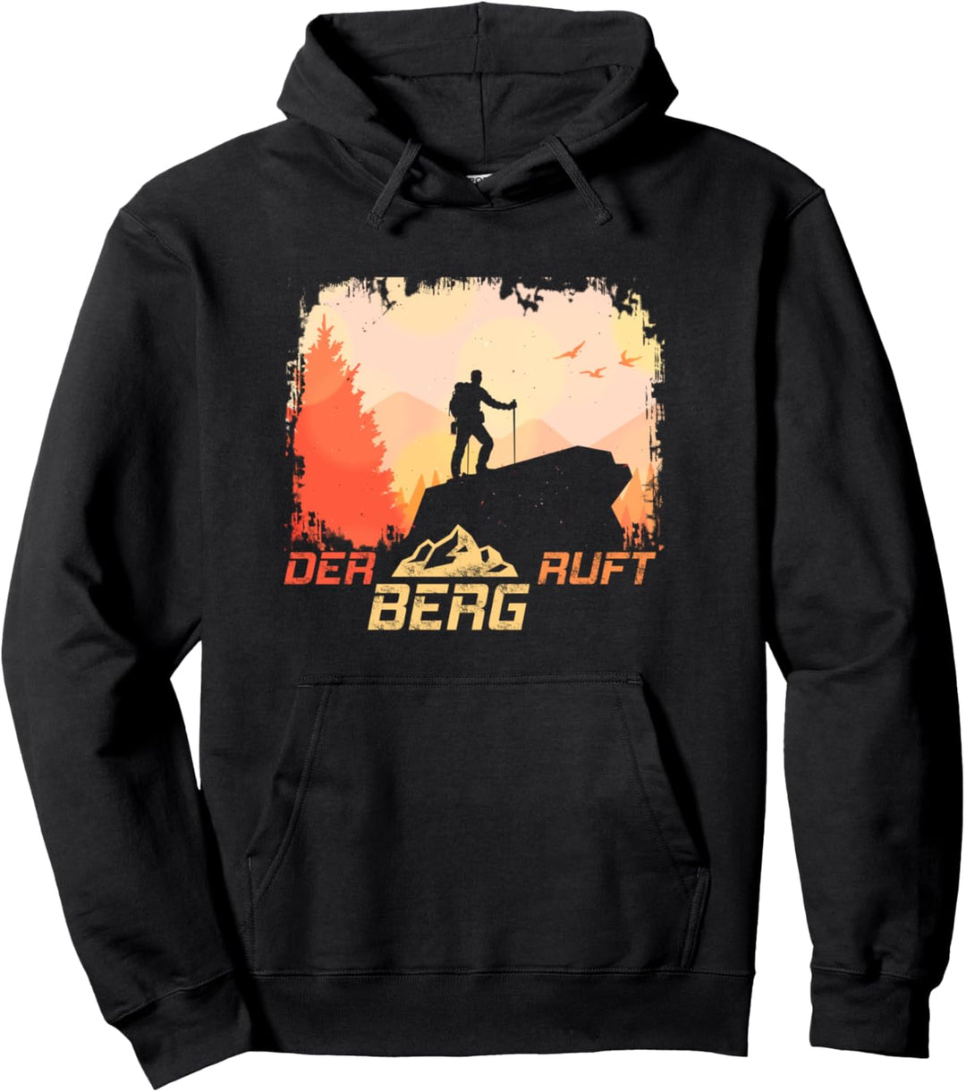 DER BERG RUFT - Wandern Outdoor Abenteuer Wanderung Natur Pullover Hoodie