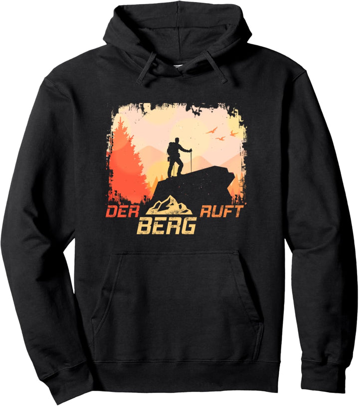 DER BERG RUFT - Wandern Outdoor Abenteuer Wanderung Natur Pullover Hoodie