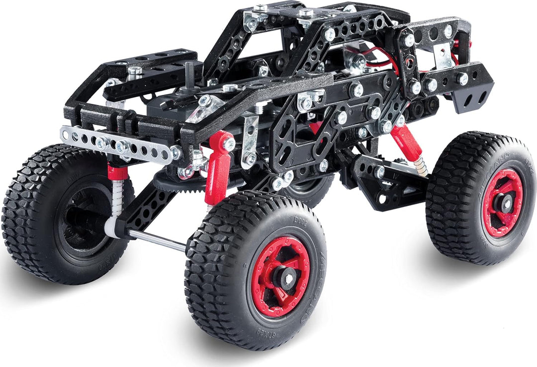 MECCANO 6037616 25 Model Set Geländewagen - Konstruktionsspielzeug - Modellbau - Bauen mit Werkzeug