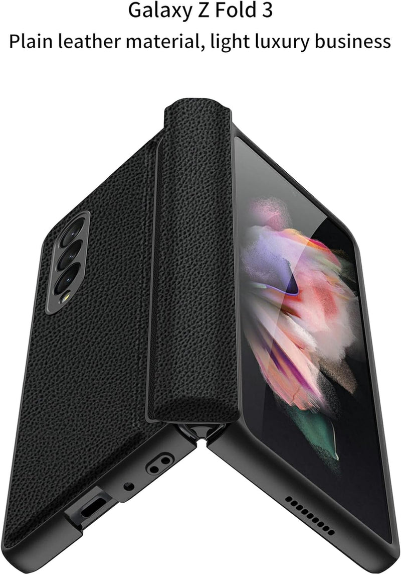 COQUE Galaxy Z Fold 3 5G Hülle, aufklappbare All-Inclusive-Hülle, klappbare Handyhülle für Samsung G