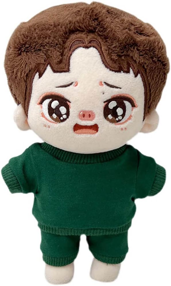 niannyyhouse 10 cm Plüsch-Puppenkleidung, Sportbekleidung, Anzüge, Sweatshirts, Hosen, Puppenkleidun