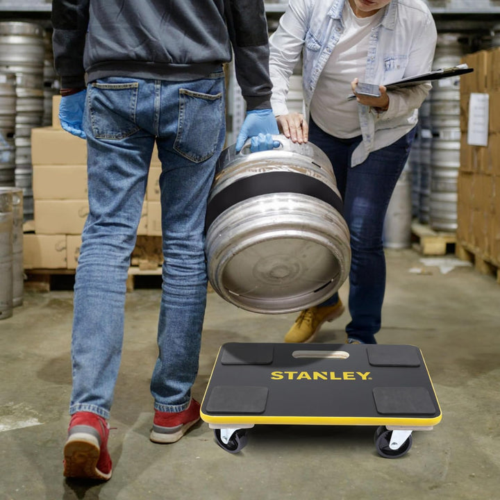 Stanley Möbelroller MS572 - Tragfähigkeit bis zu 200KG - Transporthilfe - 45 x 30 x 13,5 cm - Kunsts