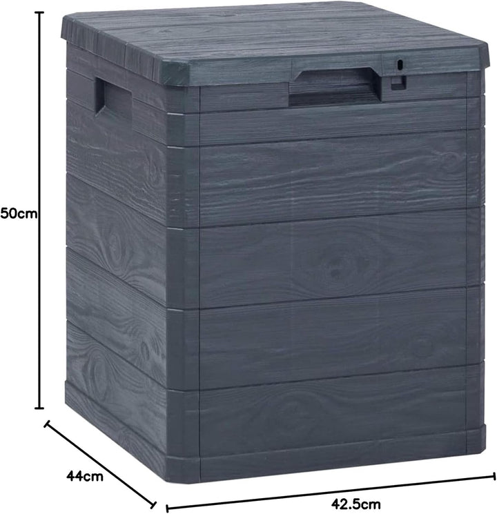 Susany Garten-Aufbewahrungsbox 90 L, Auflagenbox Gartenbox Aufbewahrungsbox Abschlie?bar Geeignet fü