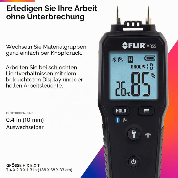 FLIR MR55 Pin Feuchtemessgerät mit Bluetooth