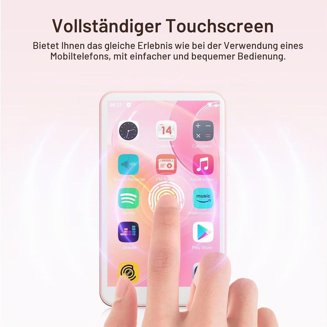 MP3 Player mit Bluetooth und WiFi, Oilsky 80GB Tragbarer MP3 Musikplayer mit Spotify, Audible, Deeze