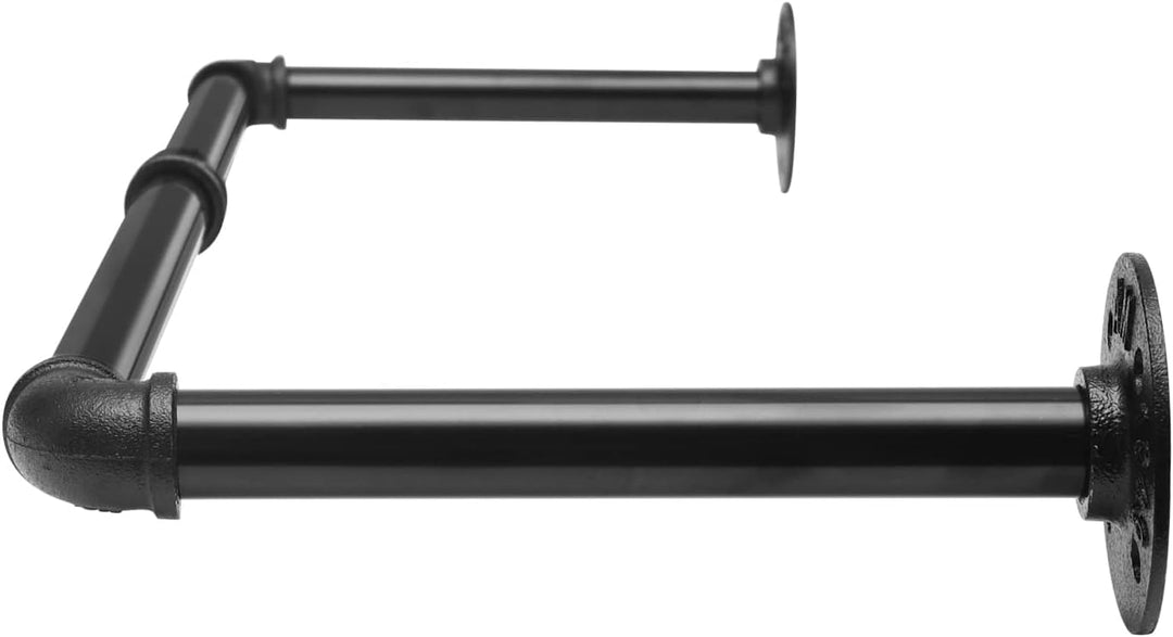 eSituro Kleiderstange Wandmontage 100cm, Kleiderständer für die Wand, Industrierohr Kleiderstangen,