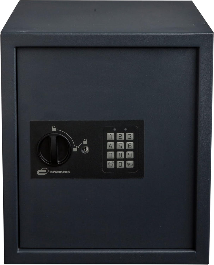 STANDERS - Elektronischer Safe - 40L - 40 x 35 x 36 cm - Wandtresor - Code-Safe - 2 Sicherheitsschlü