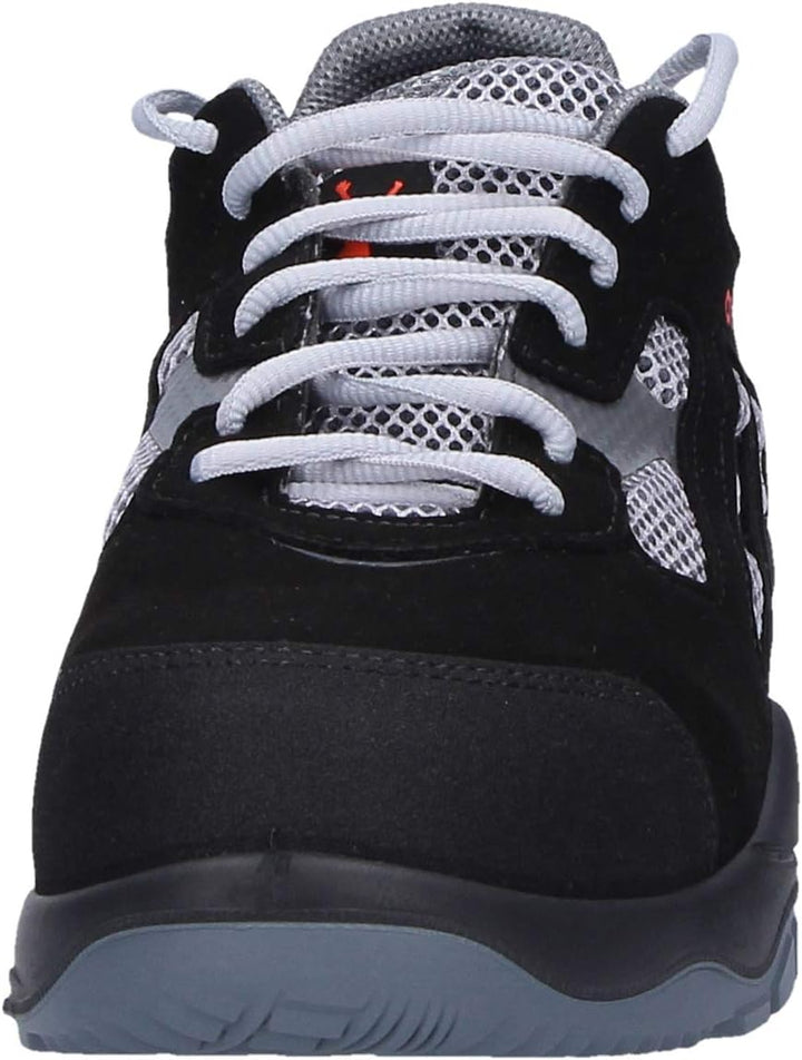 Atlas Flash 2005 | ESD S1P Arbeits-ind Sicherheitsschuhe 41 EU Schwarz Rot, 41 EU Schwarz Rot